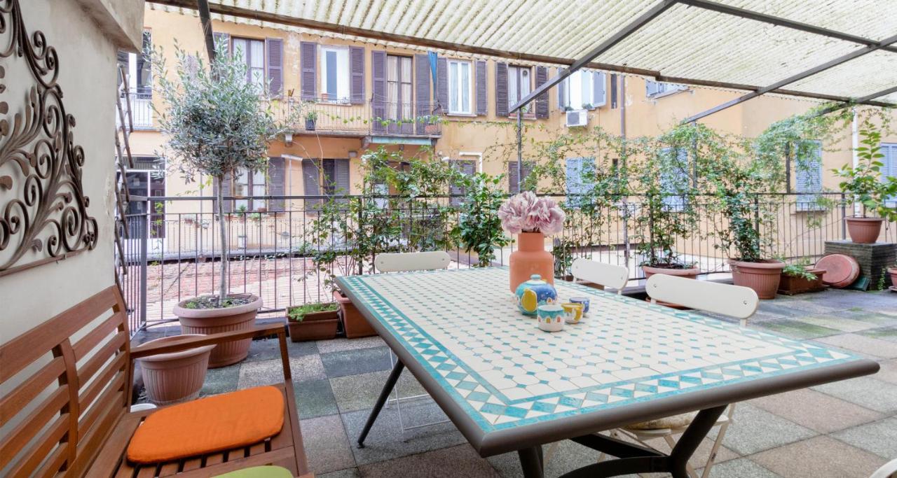 Joivy Apt For 6 With Big Terrace In Milan Centro Storico Ngoại thất bức ảnh