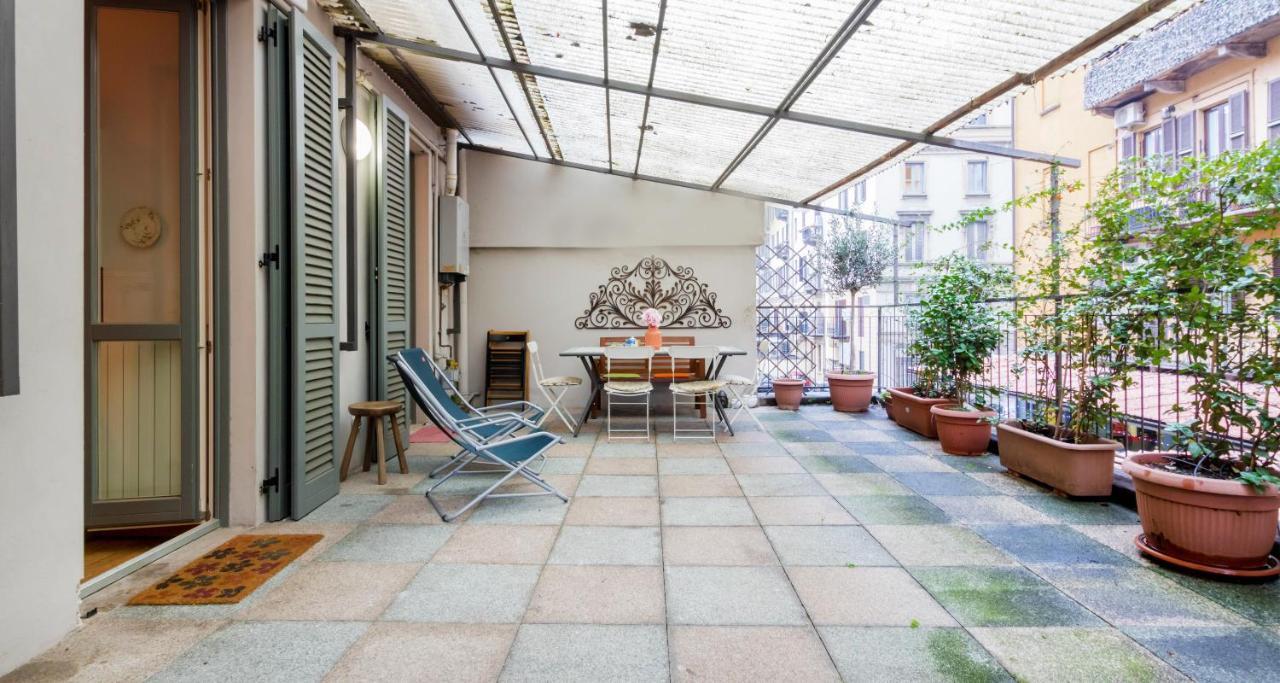 Joivy Apt For 6 With Big Terrace In Milan Centro Storico Ngoại thất bức ảnh